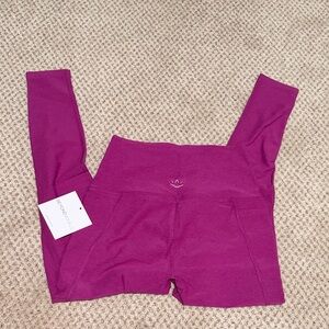 Beyond Yoga spaced dye high rise legging with pockets
